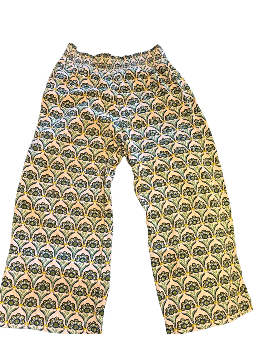 Women’s Maeve by Anthropologie Saria Smocked wide leg pants- size XL - Picture 2 of 5